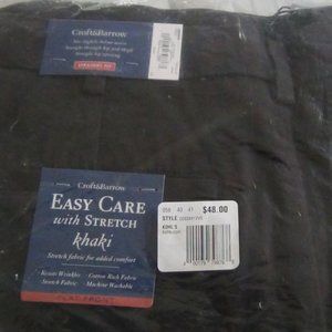 Men's Croft and Barrow Navy Pants-in original packaging